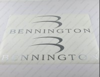Bennington Boat Logo Decals Set of 2 x 22"